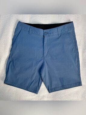 Marsh Wear Prime Shorts Men’s 32 Hybrid Fishing Chino 8” Inseam Copen Blue